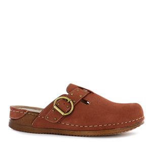 Ecco Zueco Cuero Mujer Ocre Patty27