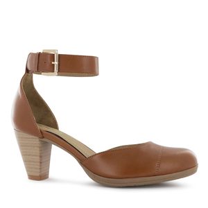 Ecco Pump Reina Cuero Mujer Toffee Dalila30