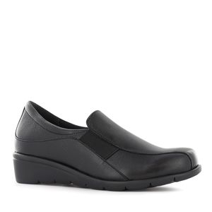 Ecco Slip On Cuero Mujer Negro Flexxi13