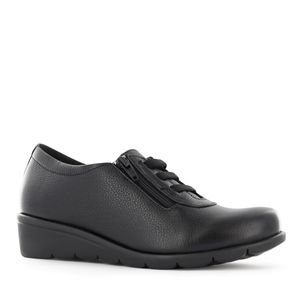 Ecco Zapato Confort Cuero Mujer Negro Flexxi17