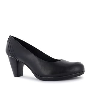 Ecco Pump Reina Cuero Mujer Negro Dalila48