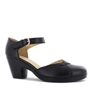 Ecco Zapato Confort Cuero Mujer Negro Natalie63