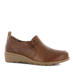 Ecco Slip On Cuero Mujer Toffee Flexxi19