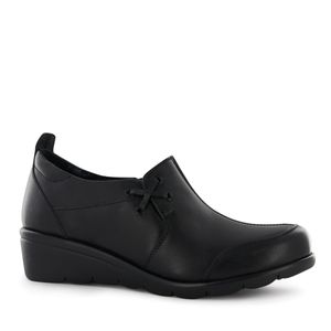 Ecco Slip On Cuero Mujer Negro Flexxi19