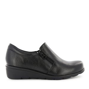 Ecco Slip On Cuero Mujer Negro Flexxi07