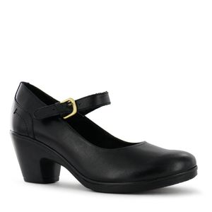 Ecco Zapato Confort Cuero Mujer Negro Natalie60