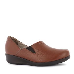 Ecco Slip On Cuero Mujer Castaño Antonia61