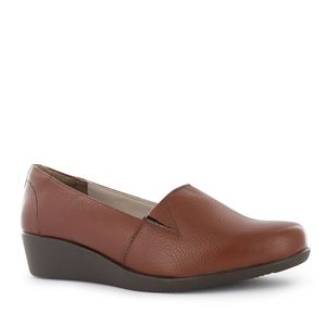 Ecco Slip On Cuero Mujer Castaño Leticia11