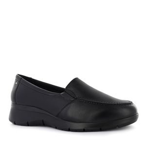 Ecco Slip On Cuero Mujer Negro Astor08