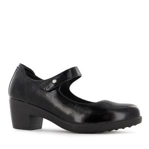Ecco Zapato Confort Cuero Mujer Negro Asturias05