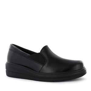 Ecco Slip On Cuero Mujer Negro Split01