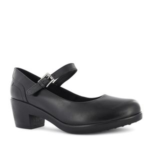 Ecco Zapato Confort Cuero Mujer Negro Asturias04