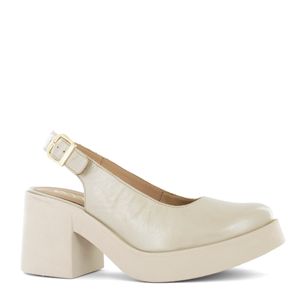 Ecco Zapato Confort Cuero Mujer Arena Oletta01