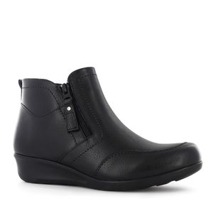 Ecco Botin Cuero Mujer Negro Antonia65