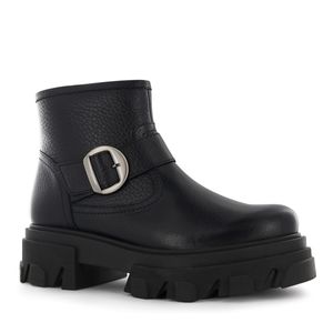 Ecco Botin Cuero Mujer Negro Simone05