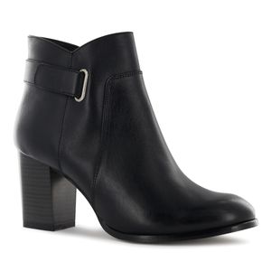 Ecco Botin Cuero Mujer Negro Savana05