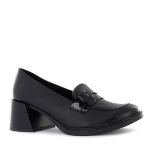 Ecco Mocasin Cuero Mujer Negro Zonia01