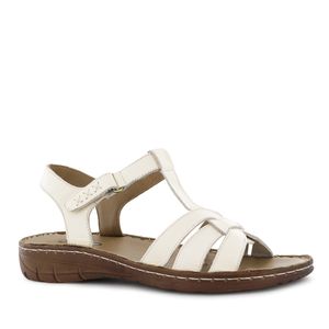 Ecco Sandalia Confort Cuero Mujer Marfil Bonnie02