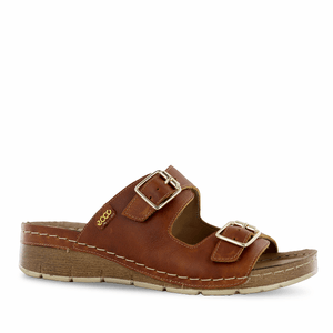 Ecco Sandalia Confort Cuero Mujer Cobre Lexie04