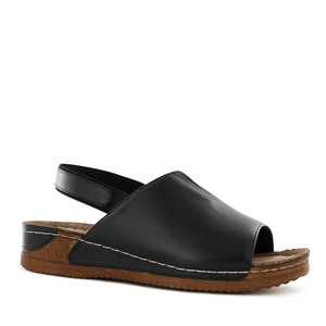 Ecco Sandalia Confort Cuero Mujer Negro Patty34