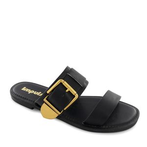 Impuls Sandalia Flats Mujer Negro Daira07