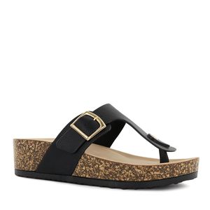 Impuls Sandalia Cuña Mujer Negro Hani05