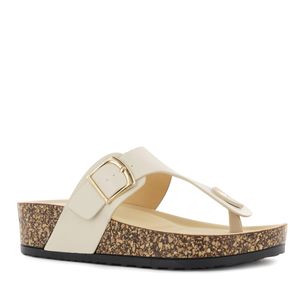 Impuls Sandalia Cuña Mujer Beige Hani05