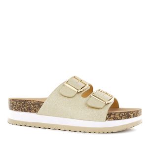 Impuls Sandalia Cuña Mujer Oro Yoko24