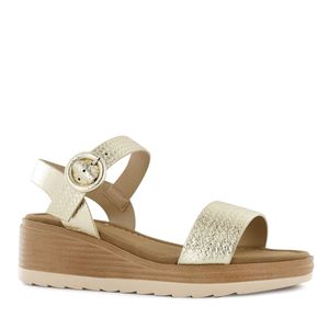 Impuls Sandalia Cuña Mujer Oro Adaya14