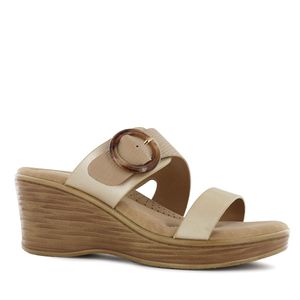 Impuls Sandalia Cuña Mujer Oro Saida14