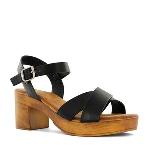 Impuls Sandalia Taco Mujer Negro Isadora02