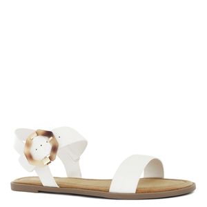 Impuls Sandalia Flats Mujer Blanco Aixa02