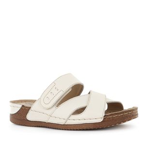 Ecco Sandalia Confort Cuero Mujer Marfil Patty33