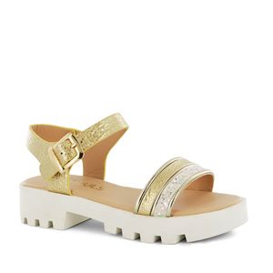 Impuls Sandalia Niña Oro Cielo04