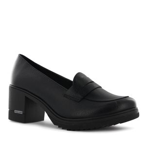 Ecco Mocasin Cuero Mujer Negro Virginia07