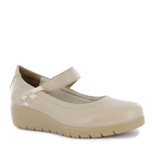 Ecco Zapato Confort Cuero Mujer Latte Mencia01