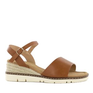 Impuls Sandalia Cuña Mujer Caramelo Adaya16