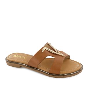 Impuls Sandalia Flats Mujer Caramelo Aixa13