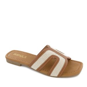 Impuls Sandalia Flats Mujer Caramelo Aixa16