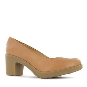 Ecco Pump Reina Cuero Mujer Natural Murcia01
