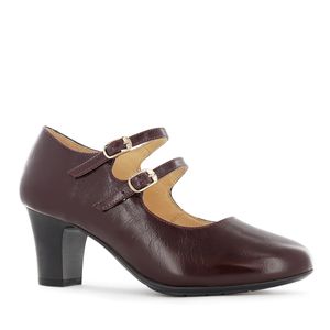 Ecco Pump Reina Cuero Mujer Guinda Arona04