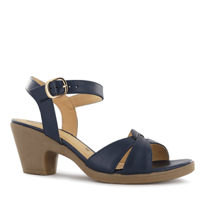 Ecco Pump Reina Cuero Mujer Azul Natalie66