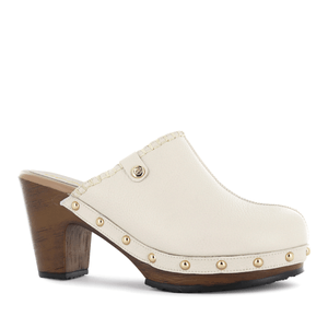 Ecco Zueco Cuero Mujer Ostra Selina08