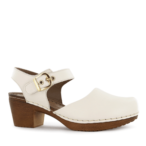 Ecco Zapato Confort Cuero Mujer Marfil Mika20