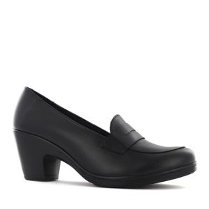 Ecco Mocasin Cuero Mujer Negro Natalie62
