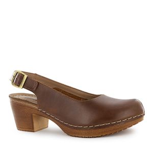 Ecco Zapato Confort Cuero Mujer Castaño Mika10
