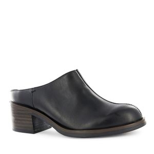Ecco Zueco Cuero Mujer Negro Texana02