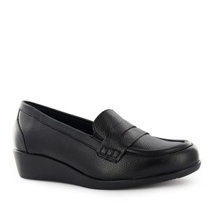 Ecco Slip On Cuero Mujer Negro Leticia09