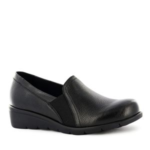 Ecco Slip On Cuero Mujer Negro Flexxi06