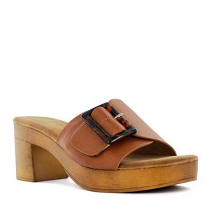 Impuls Sandalias Taco Mujer Caramelo Isadora01